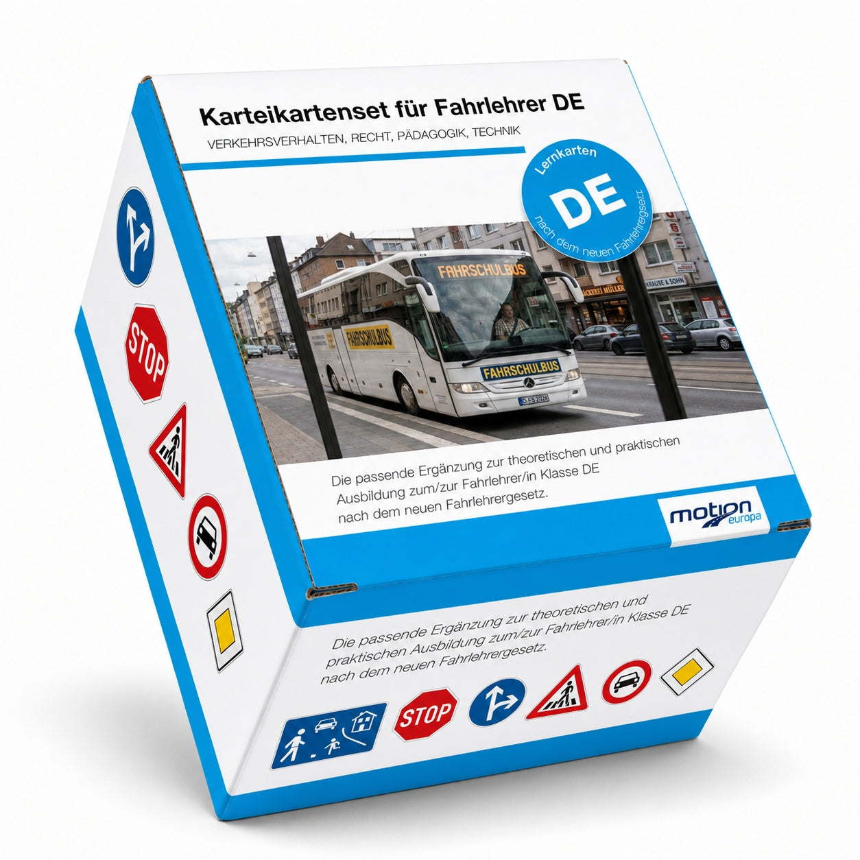 Karteikartenset für Fahrlehrer Klasse DE