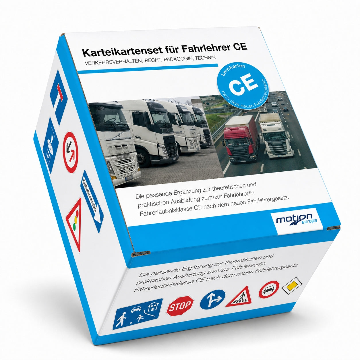 Karteikartenset für Fahrlehrer Klasse CE